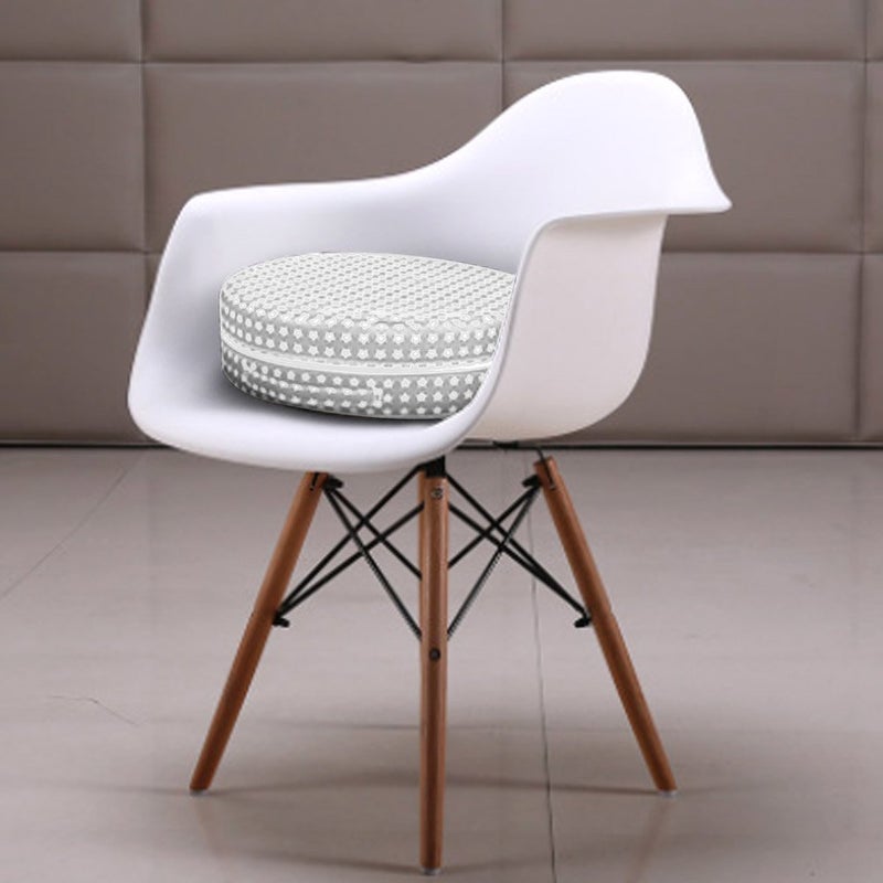 Zicac Kids' Anti-slip Chair Booster Seat-High Chair Pad Heightening Dismountable Round Cushion - Image 5